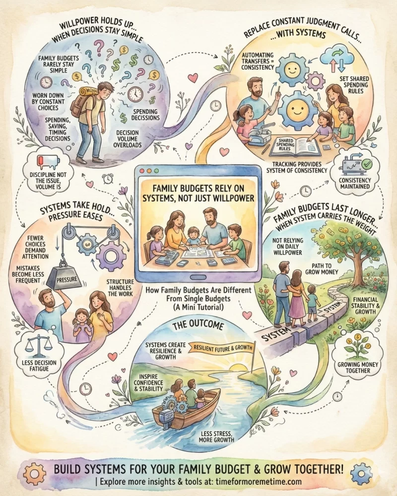 Family Budgets Rely On Systems, Not Just Willpower