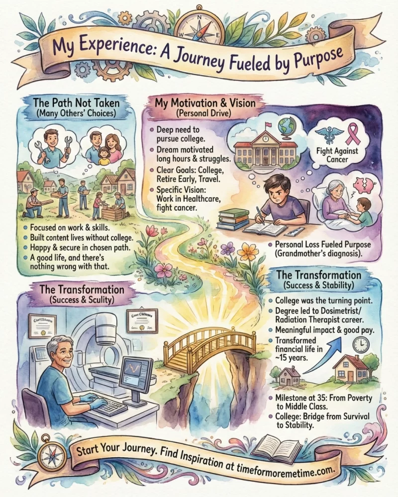 my experience of going to college at 31