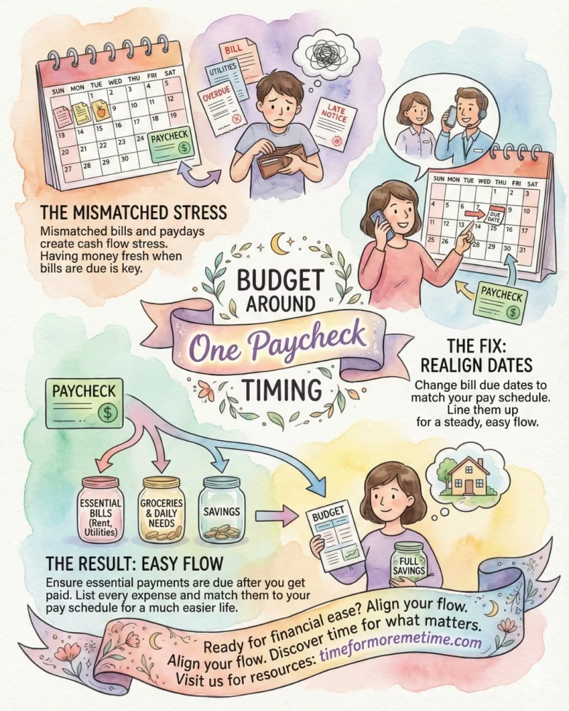 Budget Around One Paycheck Timing
