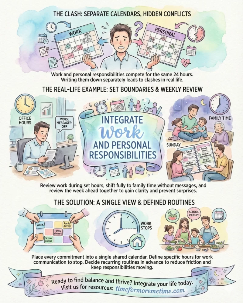 Integrate Work And Personal Responsibilities