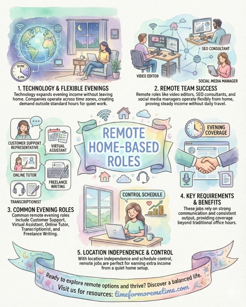Remote Home-Based Roles as evening part time jobs